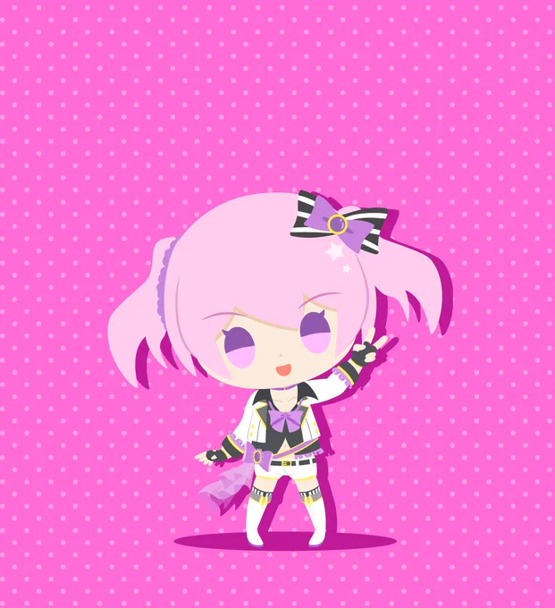 いつもスプラでお世話になってるアイドルVTuber、鳳凰レイナさん()のデフォルメイラストを描かせていただきました!マニューバー使い大尊敬です #おしゃれいな
