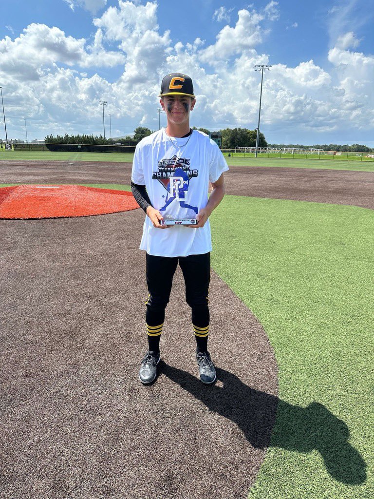 TheCanesBB's tweet photo. Congratulations to our Canes National 15U team on winning the @perfectgameusa 15U World Series! S/O to Graham Houston for being named the #MVP & @JacksonFetters on being named #MVPitcher #thecanes #differentbrandofbaseball https://t.co/7rZOZZ5NHn