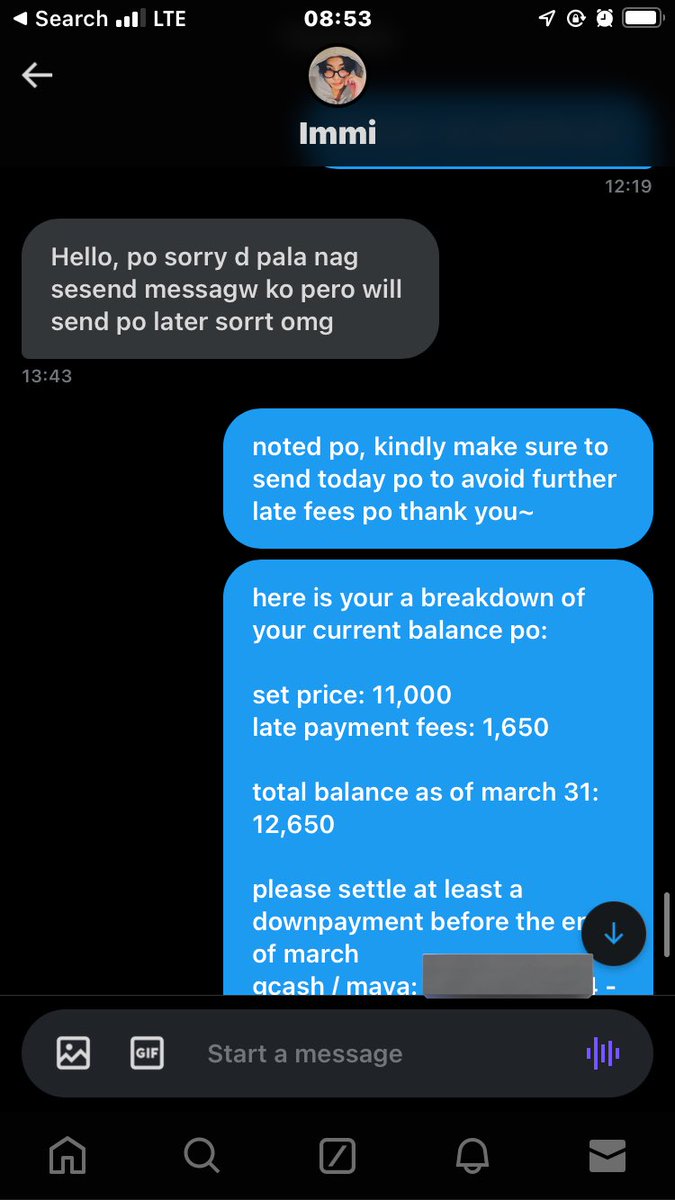 lugicartz's tweet photo. posting for awareness: @uwonniecart

mined a set worth 11k last february. hassle transac, paid the dp after a month of reminding them. paid twice then ghosted me until i found out they’re alr suspended.

dop: feb 27 / mar 11
dp paid: apr 1
last payment: apr 7

balance: php 4,350 https://t.co/KnEcemITkN