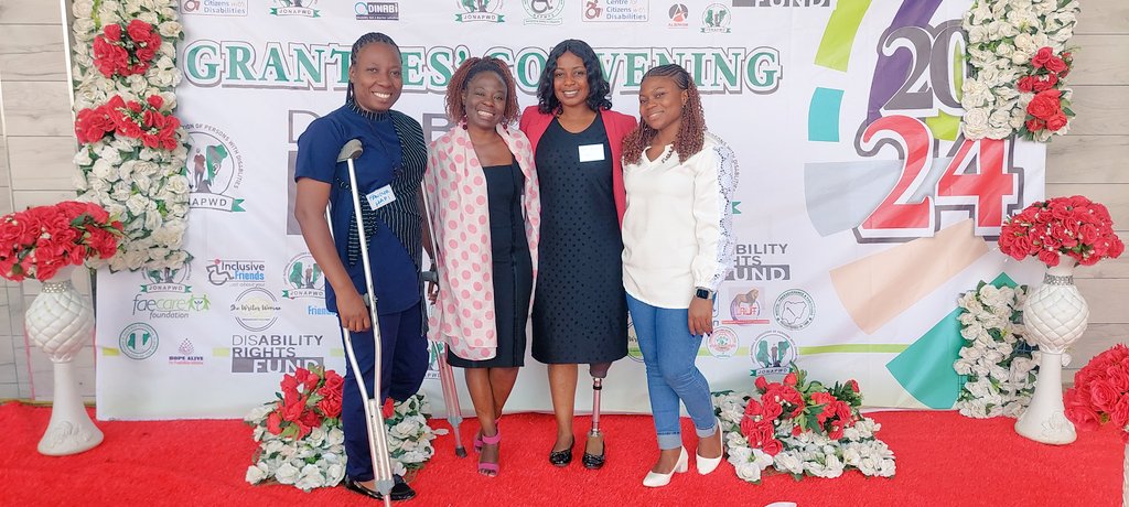 2024 DRF/DRAF NIGERIAN GRANTEE CONVENING

📅 July 1 - 5, 2024
📍 Exclusive Serene Hotel, Abuja

We're thrilled to share that Hope Alive for Possibilities Initiative was well represented at the DRF/DRAF Grantee Convening, hosted by JONAPWD. 
Supported by DRF
<a href="/AgbamuMishael/">The Intentional Leader</a>