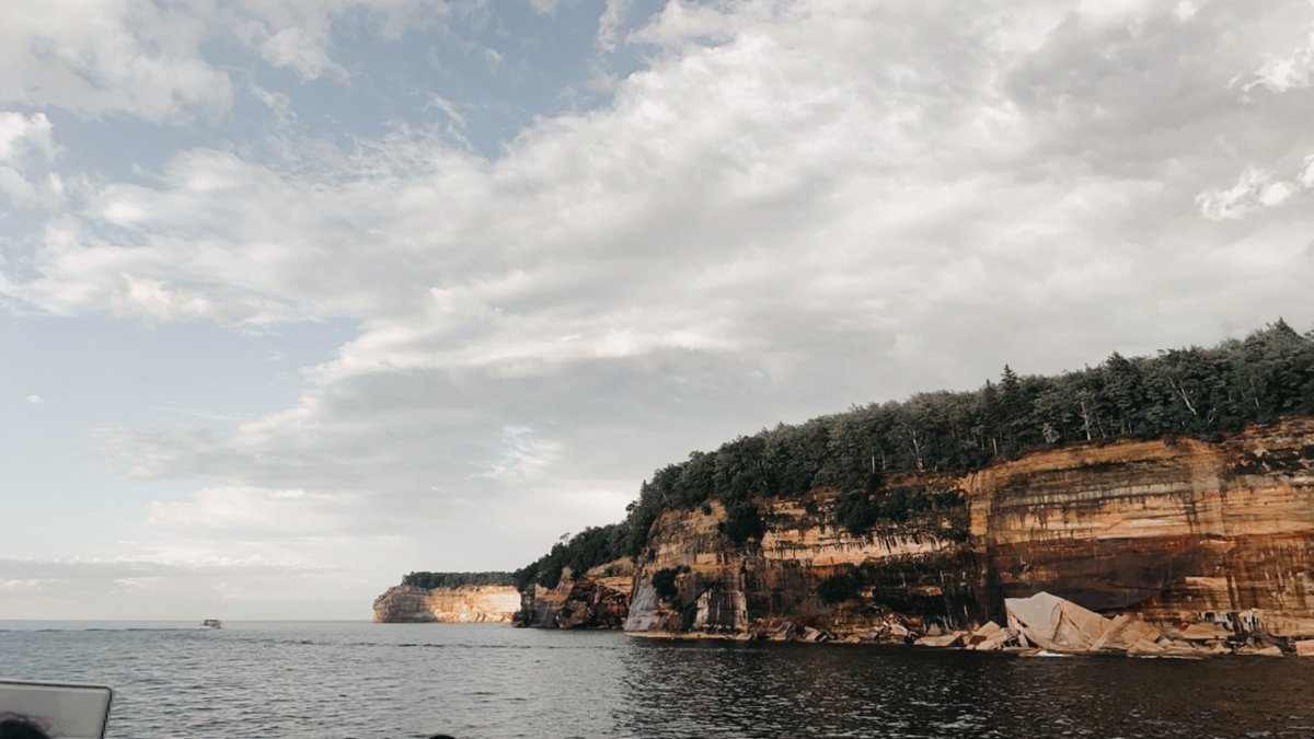 Pictured rocks, Michigan 📍