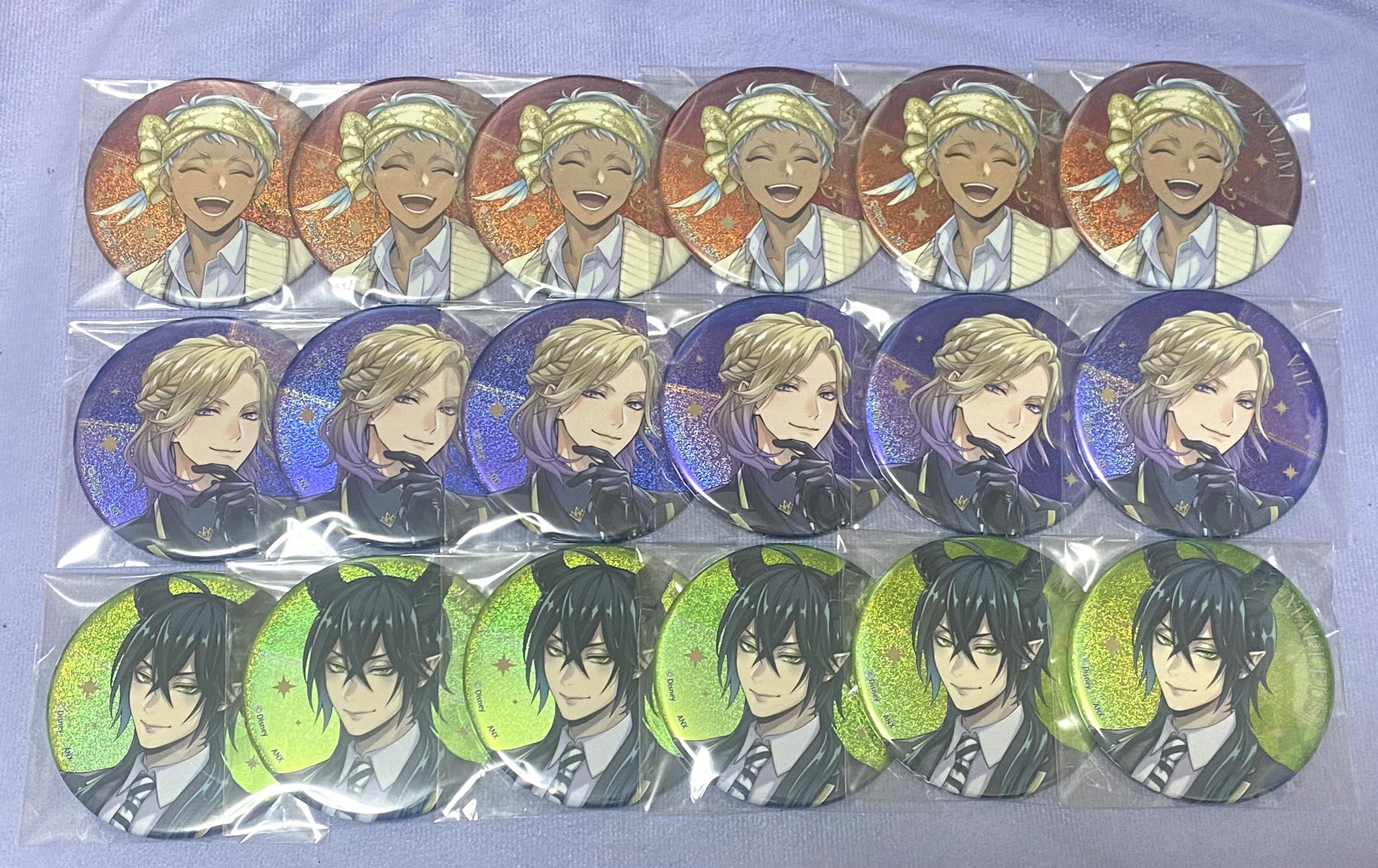 カリム 4周年記念 ビッグ缶バッジ 14個 ツイステ カリム ビッグ 缶