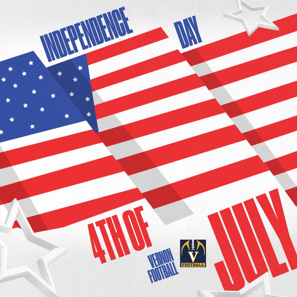 🇺🇸 Happy Fourth of July from Vernon Football! 🇺🇸