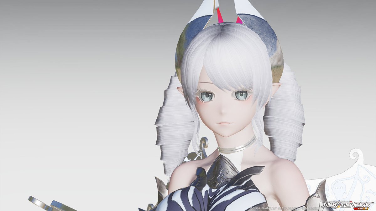 homura_PSO2_NGS's tweet photo. ラビュリンスの顔を少しカードイラストっぽく修正しました。
キューティーフェイスにはかなり助かってます！
設定画では目のクマがあるらしいですがサージンアイメイクで解決出来ました。 https://t.co/SXbd9HTEbH