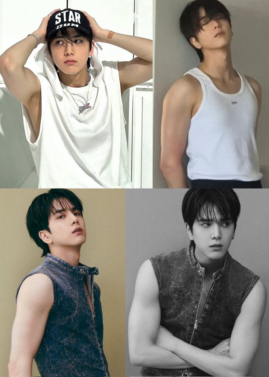 hoondilf's tweet photo. how do we keep getting yarms (younghoon's arms) IN THE SPAN OF A MONTH...... https://t.co/KHknQVDTPV