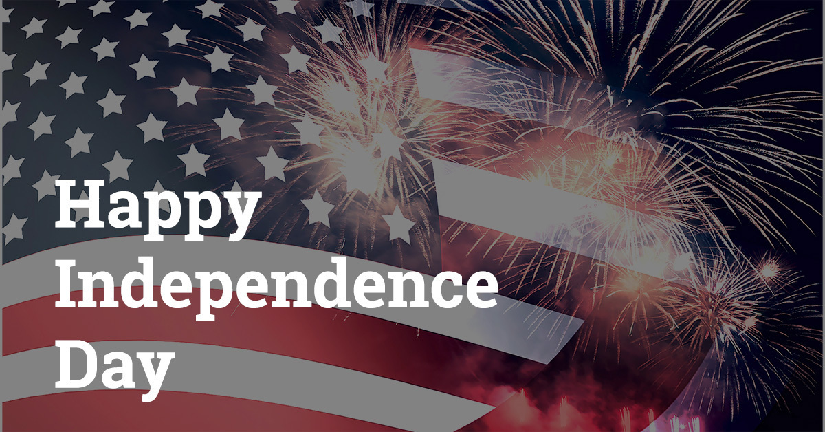 Happy fourth of July! Wishing you a safe and joyous holiday as we celebrate our nation’s independence.

Enjoy the festivities! 🎆

#IndependenceDay #FourthOfJuly #July4th #USA