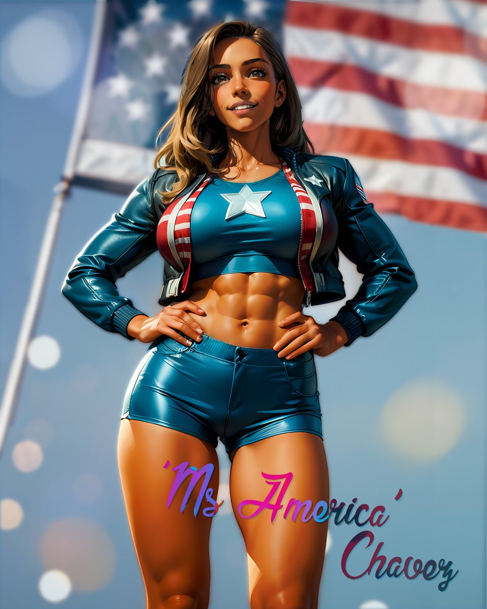 nerdddemon2476's tweet photo. Happy Fourth of July #USA! πΊπΈππ¦
#IndependenceDayUSA #AmericaChavez #MsAmerica #MarvelComics #JulyFourth #ai #aigirls #aiart https://t.co/vyXH1EEc9b