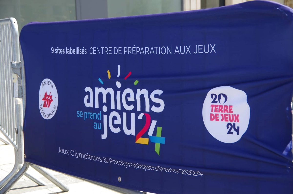 Bienvenue à Amiens 🤩 

Rendez-vous pour le passage de la flamme à 18h50 🏑🔥