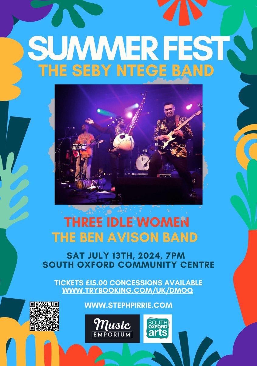 Ben Avison (@benavison) on Twitter photo Looking forward to sharing the bill with Ugandan maestro Seby Ntege and folk songstresses Three Idle Women at <a href="/SouthOxfordCC/">South Oxford Community Centre</a> in #Oxford on 13th July - it will be a very diverse and entertaining night! Tickets:
trybooking.com/uk/events/land… #worldmusic #oxfordfolk #folkmusic Looking forward to sharing the bill with Ugandan maestro Seby Ntege and folk songstresses Three Idle Women at <a href="/SouthOxfordCC/">South Oxford Community Centre</a> in #Oxford on 13th July - it will be a very diverse and entertaining night! Tickets:
trybooking.com/uk/events/land… #worldmusic #oxfordfolk #folkmusic