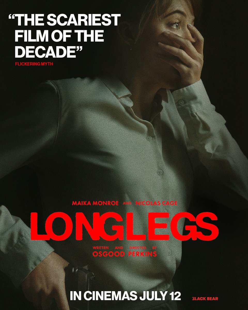 Light House Cinema (@lighthoused7) on Twitter photo 🚨 Competition Time 🚨
Oz Perkins' LONGLEGS arrives in Irish cinemas July 12. Thanks to <a href="/BlackBearUK/">Black Bear UK</a> you and a guest could see the film early on July 8 at Light House.
To be in with a chance of winning a pair of tickets, RT this and make sure you're following us 🚨 Competition Time 🚨
Oz Perkins' LONGLEGS arrives in Irish cinemas July 12. Thanks to <a href="/BlackBearUK/">Black Bear UK</a> you and a guest could see the film early on July 8 at Light House.
To be in with a chance of winning a pair of tickets, RT this and make sure you're following us