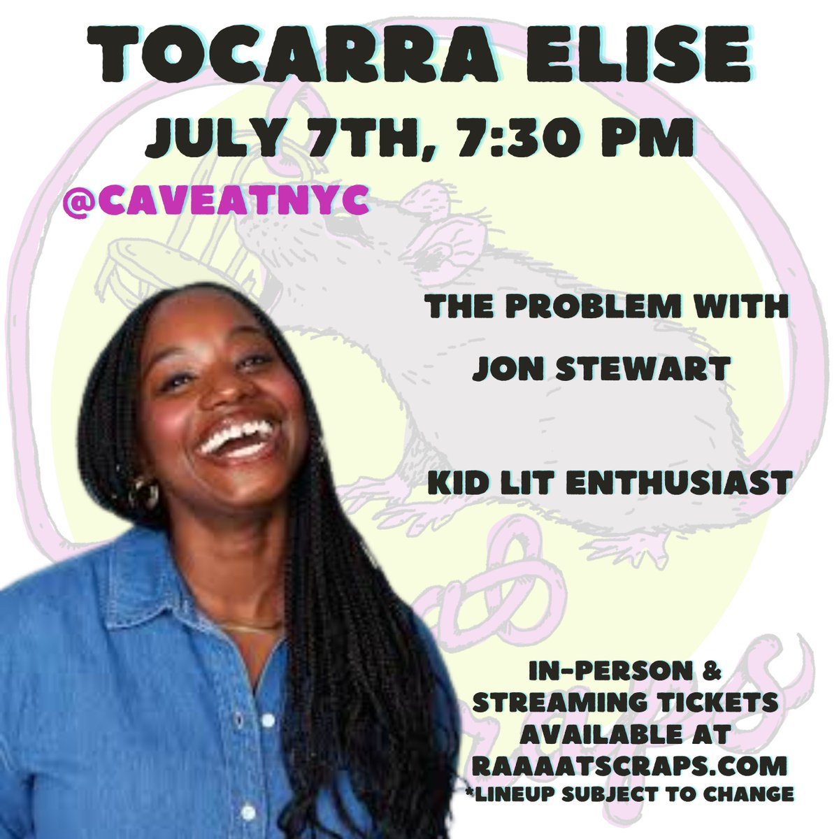 RAAAATSCRAPS's tweet photo. Next Show - Sunday (always) this one is July 7th! 

https://t.co/6IfaCsZBqg https://t.co/OXDkiwj56K