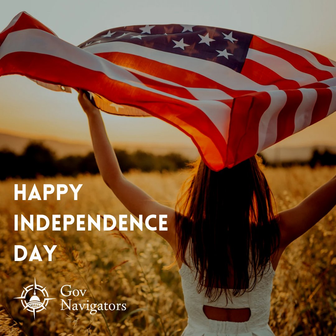 This Independence Day, GovNavigators celebrates the spirit of freedom and democracy that defines our nation. As we enjoy the fireworks and festivities, let’s also remember the values that unite us &amp; inspire us to build a better future together. Happy Independence Day!