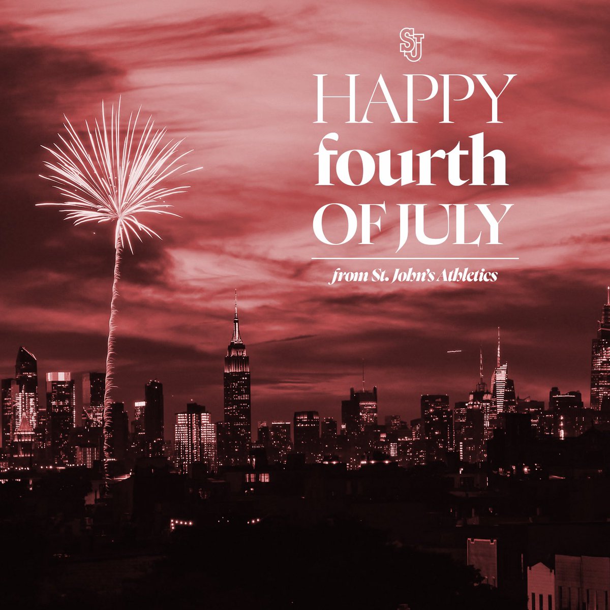 Happy Fourth of July from St. John’s Athletics!🎆🎇