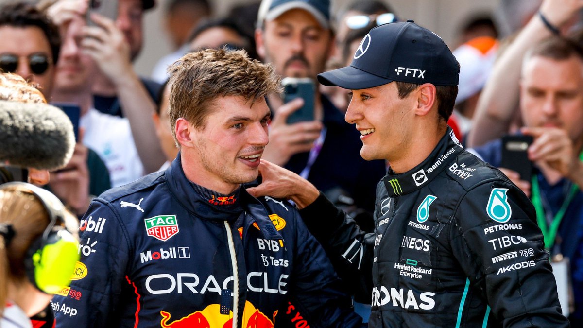 PortalRBRBrasil's tweet photo. 🎙️George Russell tambem sai em defesa de Max Verstappen em coletiva de imprensa:

 "Max vai levar as regras ao limite... como faz a maioria dos melhores pilotos!"

©️: @Motorsport https://t.co/LnqfGNq9nY