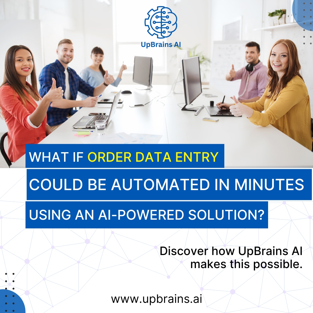 UpbrainsA's tweet image. Do orders sent to you by email or as images keep your CSR team overwhelmed?

Book a time with UpBrains AI (lnkd.in/eBzTHEYq) to learn about the future of AI-powered order entry automation and give your team and customers a gift of newfound efficiency, speed and precision!