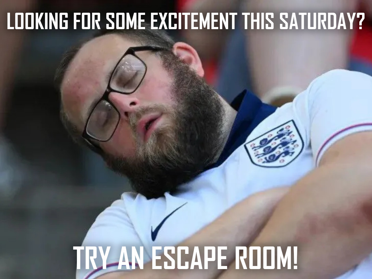 EscapeBrum's tweet photo. #EnglandFootball #EscapeRoom https://t.co/o1Cm807WBS