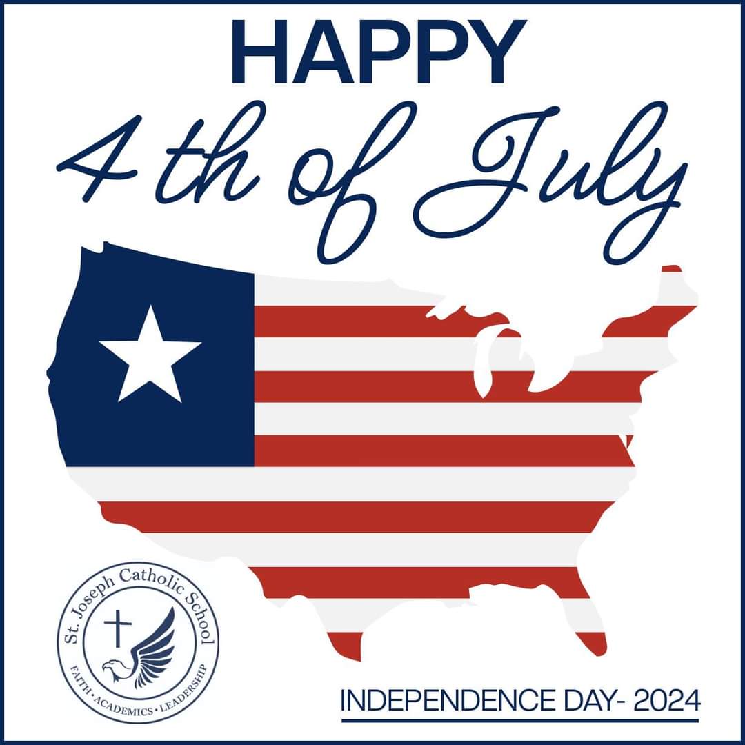 sjcsbradenton's tweet image. 🇺🇸 Happy 4th of July! SJCS wishes you and your family a safe and fun-filled Independence Day. #sjcseaglessoar 🦅 #JulyFourth #july