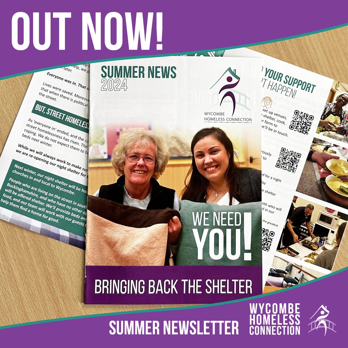Our latest newsletter is out now! It’s packed with exciting news and updates on how your support is helping us to bring help and hope to people across south Buckinghamshire, including the return of the night shelter:

wyhoc.org.uk/newsletters