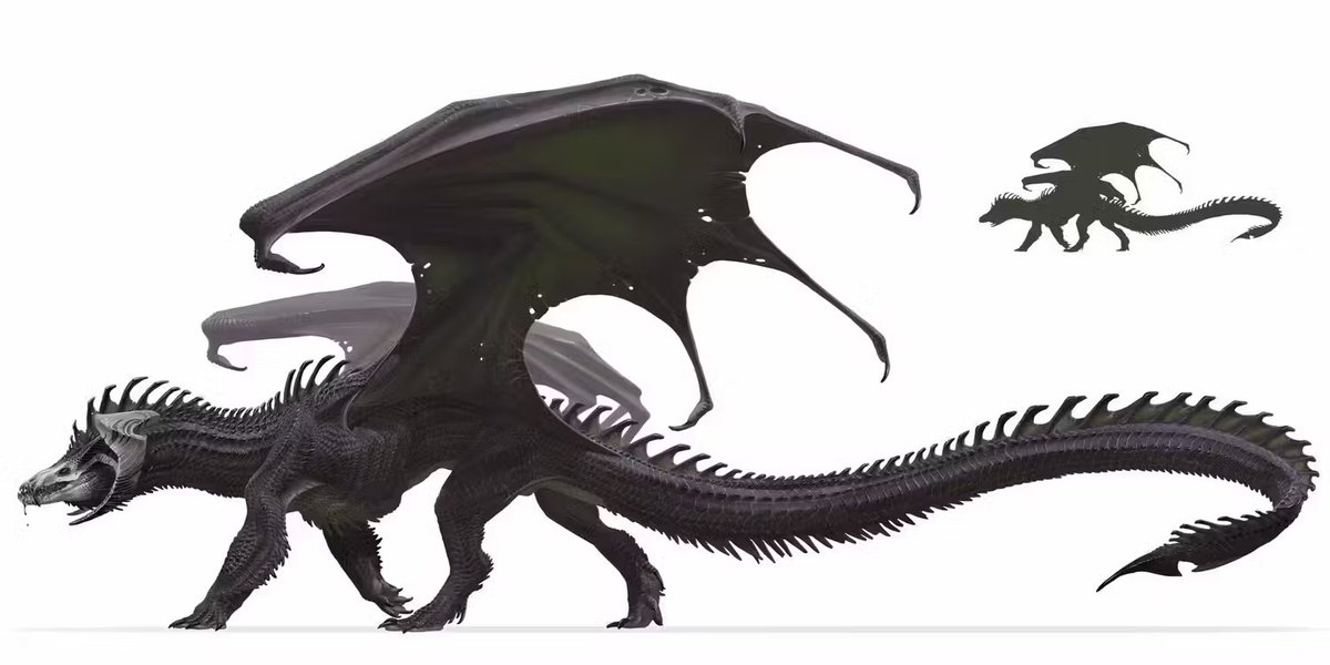 CHofferCBus's tweet photo. Concept art for the new black dragon. And another piece from the PHB by Campbell White. https://t.co/ALzqi1ecY8