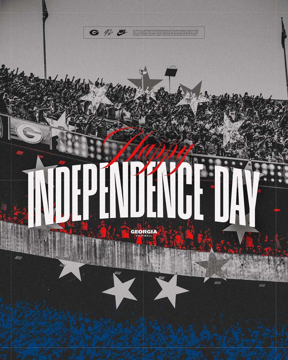 Happy 4th of July! 🇺🇸

# GoDawgs