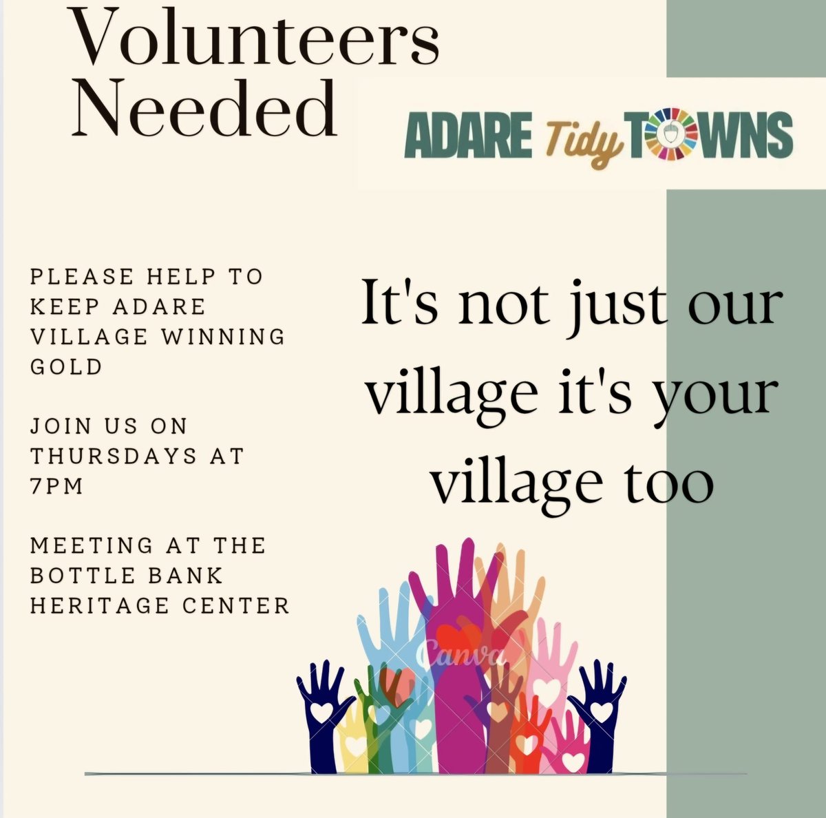 adaretidytowns's tweet photo. @AdareLGFC @themanorfields @AdareGAA @AdareWoollens @themanorfields @TidyTownsIre @SuperValuIRL @LimerickEnviron https://t.co/suGTUHgdBG