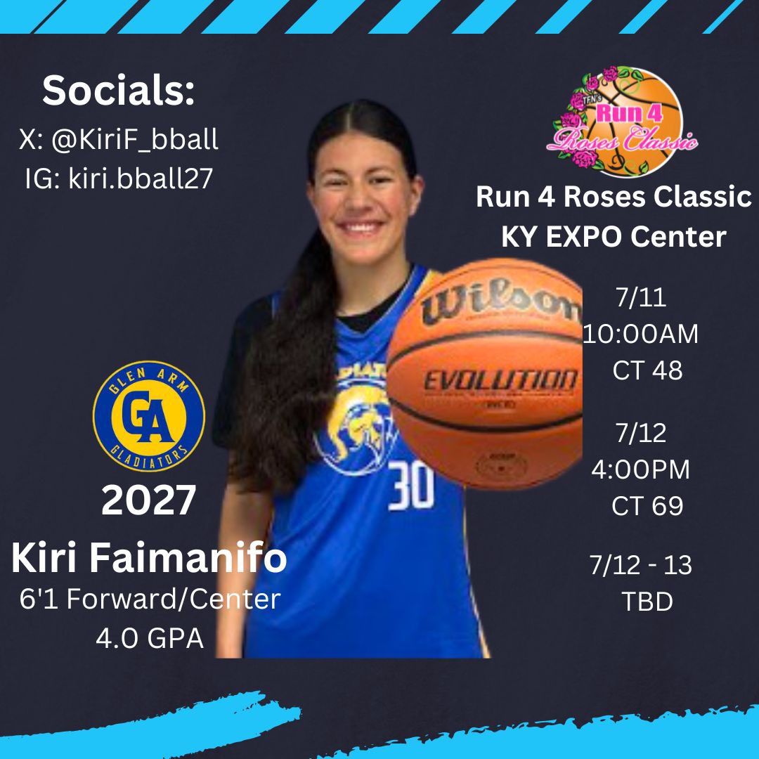 My Run for the Roses schedule!