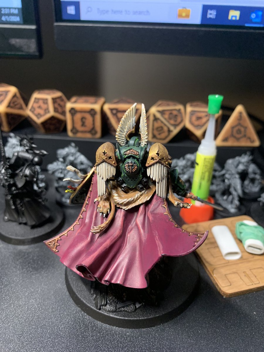 PreachyIan's tweet photo. @LGBTQ_Warhammer Proud of how the lion came out. https://t.co/0yDDmqV38Q