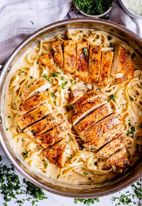 Chicken Fettuccine Alfredo