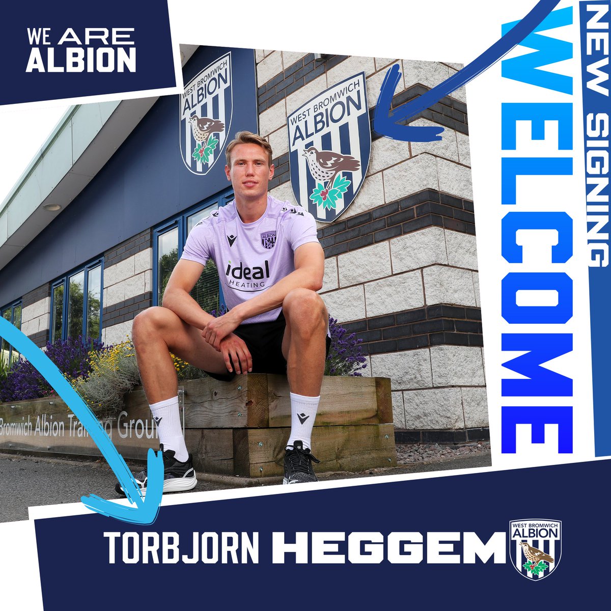 WBA's tweet photo. We're delighted to announce the signing of Torbjørn Heggem! ✍️

Welcome to the Albion, Torbjørn! 🇳🇴