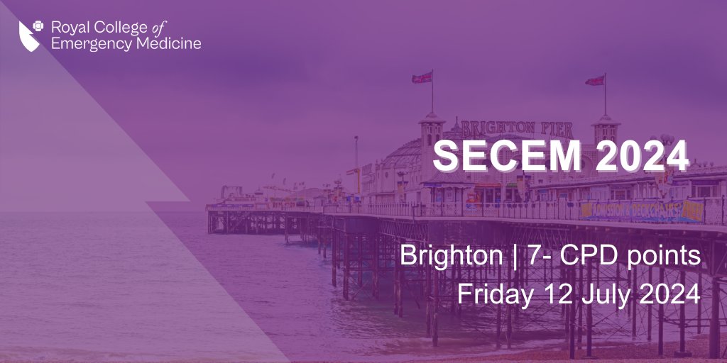 RCEMevents's tweet photo. 🚨Last chance to register for #SECEM in vibrant Brighton🚨
Explore:
✅Top talks in EM & PEM
✅Insights from frontline experts
✅Breakout sessions on Max-fax emergencies
Join us for this dynamic event: https://t.co/o8yRokNovS (Reg closes tomorrow at Midday)
@DrDamle @RCEMvp_Salwa https://t.co/AWSe6qnCQb