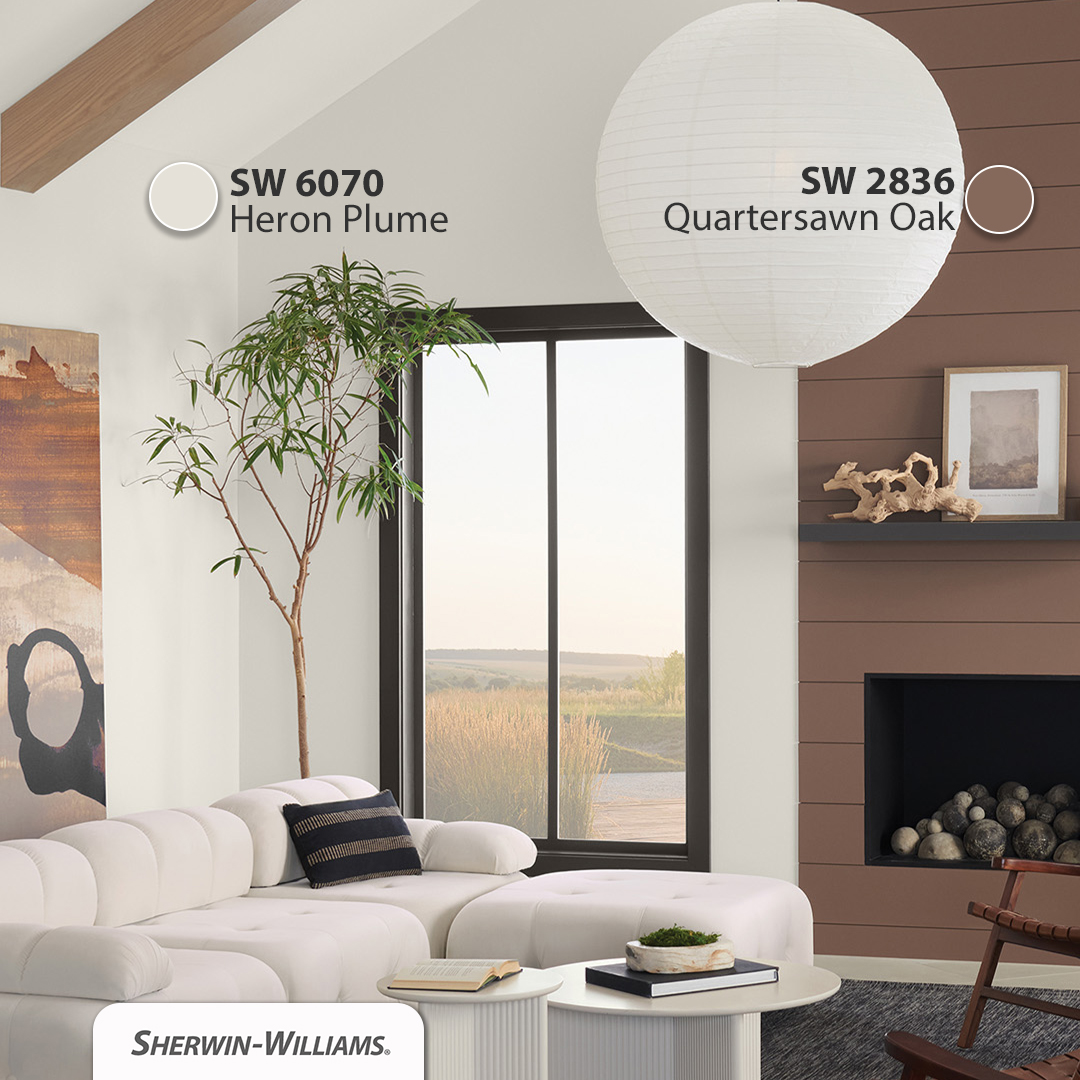 PreguntaSherwin's tweet image. Otorga calidez a tu ambiente con nuestro color del mes de julio, SW 6070 Heron Plume.
Encuentra tu tienda más cercana en el link de la BIO.

#colordelmesdejulio #color #inspiracion #deco #decoracion