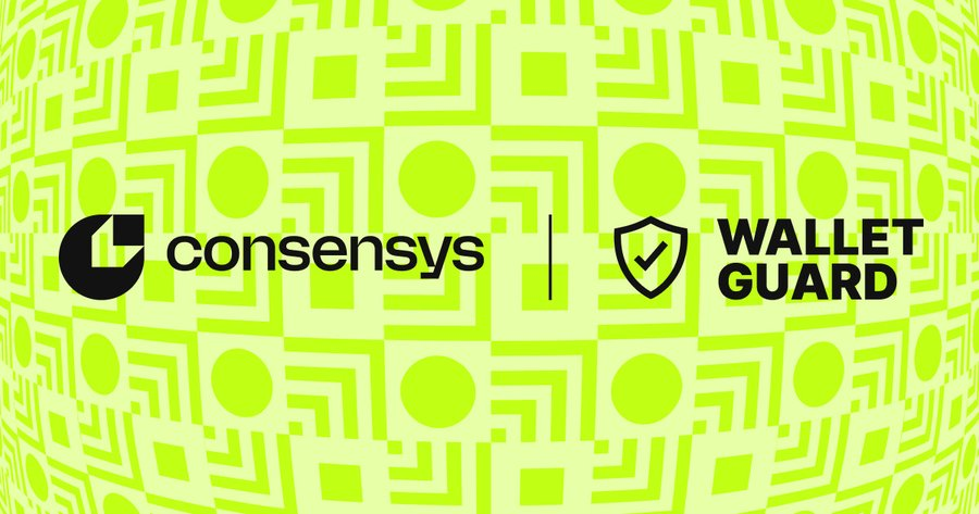 SmartCryptoNew1's tweet photo. 🧭 @Consensys has acquired @wallet_guard, a leading, user-centric browser extension
🧭 Through this acquisition, #Consensys intends to integrate #WalletGuard’s capabilities to further bolster @MetaMask, the world’s leading self-custodial crypto wallet, with state-of-the-art security features ensuring users receive the utmost protection in #Web3
🔽 VISIT
https://t.co/wVH8pVqmzN
#SCN1