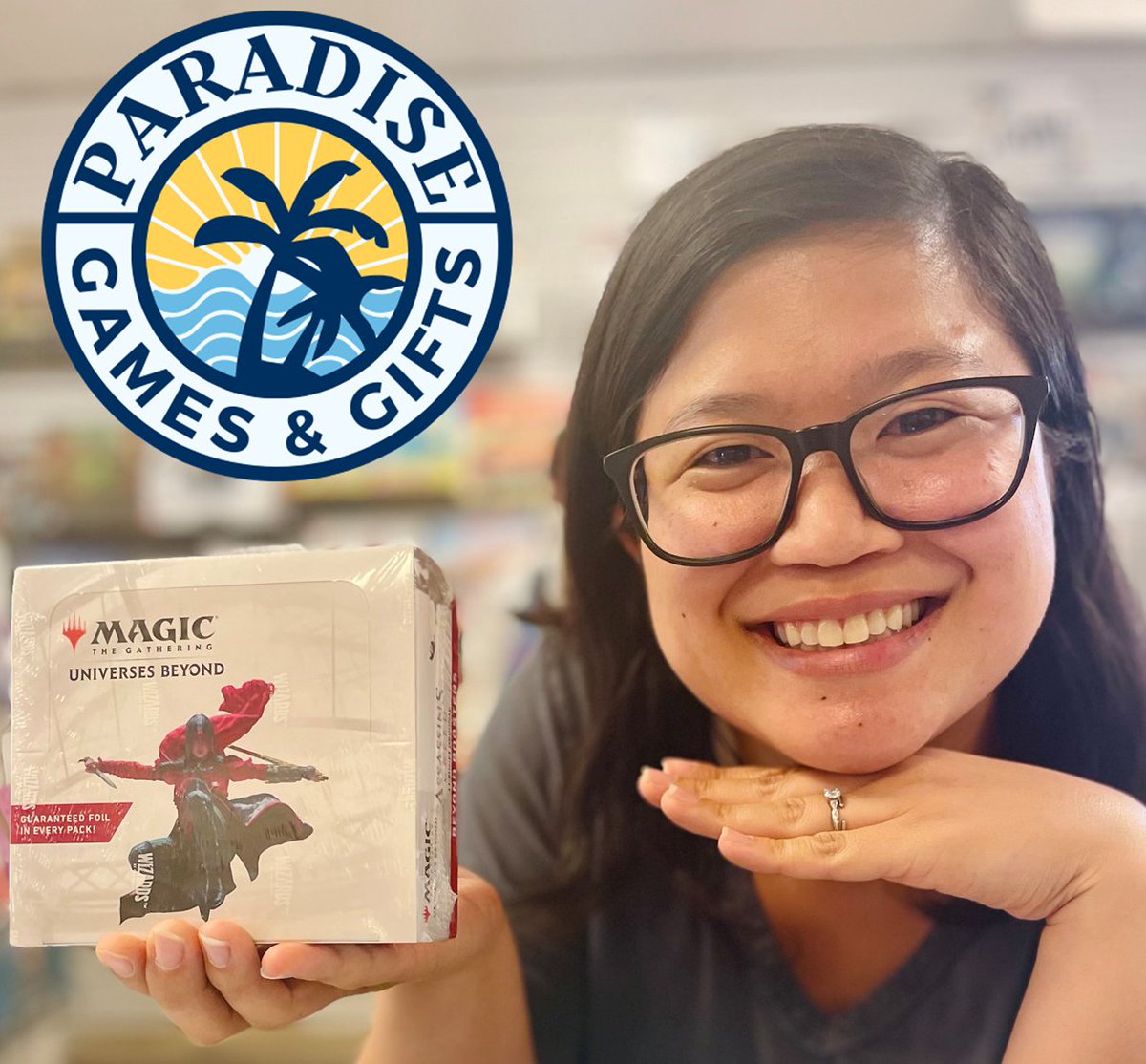 butmakeitcat's tweet photo. Want a chance to win this Assassin's Creed Beyond Booster Box?

🐱Follow me and @paradisegamesg 
🐱Like and RT
🐱Tag a friend
🐱Have a USA shipping address

Many thanks to Paradise Games and Gifts in Fairfax, VA for sponsoring! One winner will be selected July 11th! Good luck. :) https://t.co/wLK6DM5waU