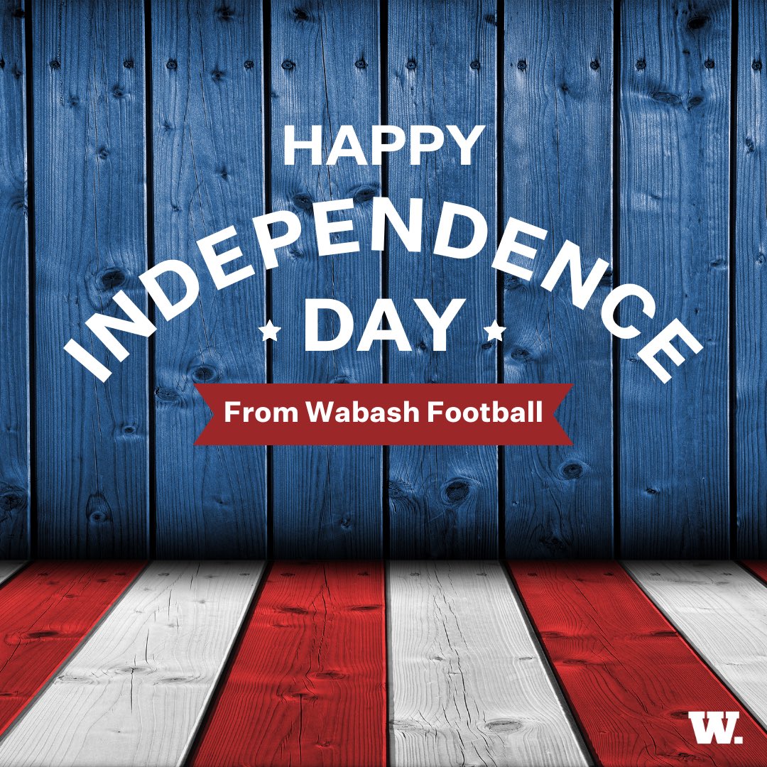Happy 4th from Wabash Football! #WAF!