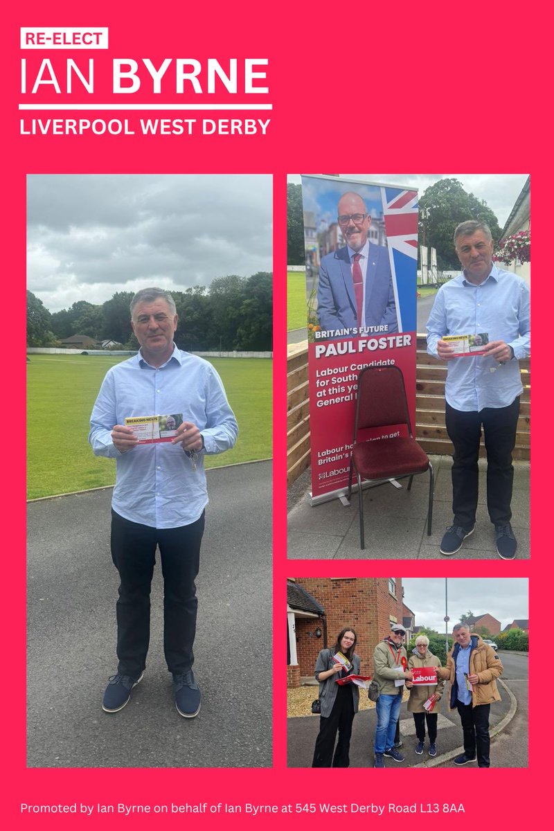 IanByrneMP's tweet photo. It was a pleasure to meet Mick and Carol today getting the vote out for @SRLabourLeader in South Ribble.
#VotePaul https://t.co/Vmg0IuLrPA