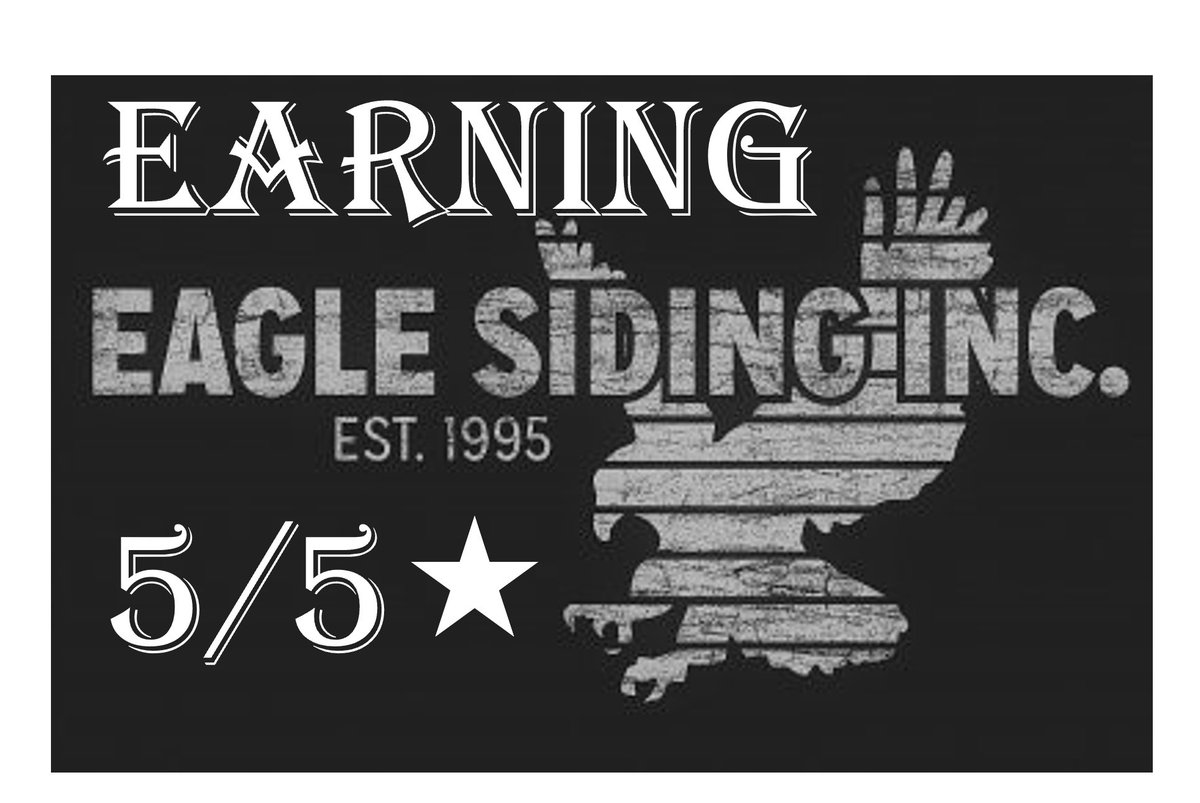 EagleSidingMN's tweet photo. Today is a day to celebrate the stars (we receive a 5/5 star rating almost every time) and stripes. Enjoy a fun and safe July 4th. Thinking about replacing your roof, siding, windows, doors or deck, find out why our customers believe there’s no better choice. https://t.co/6lEnryrJhD