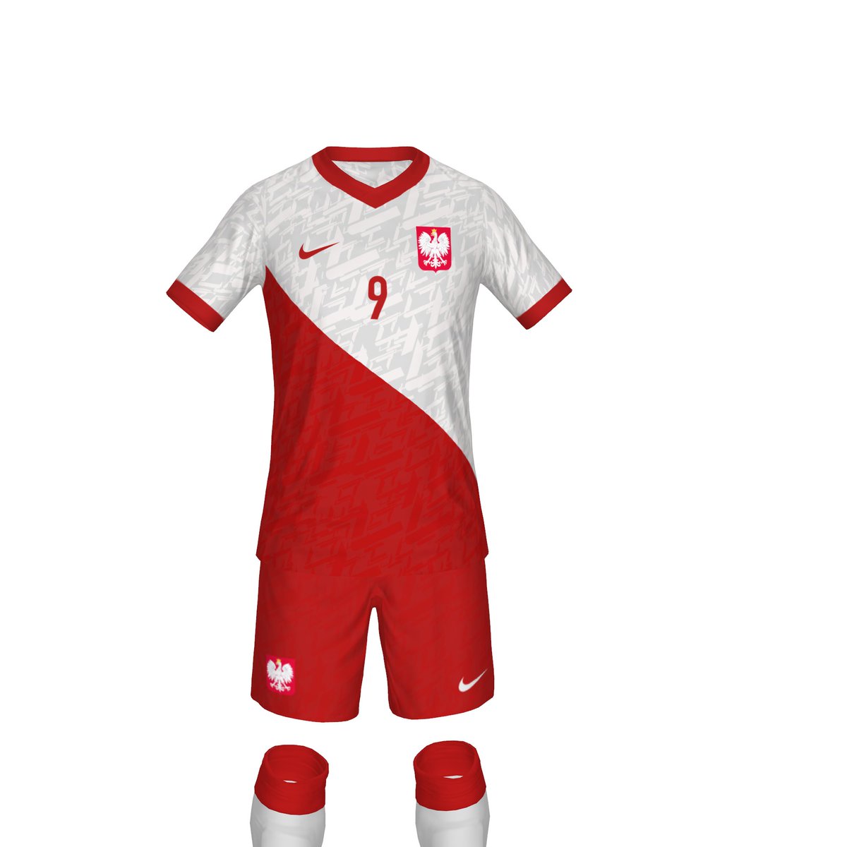 Just made concept home kit of Polish national football team.
#EURO2024