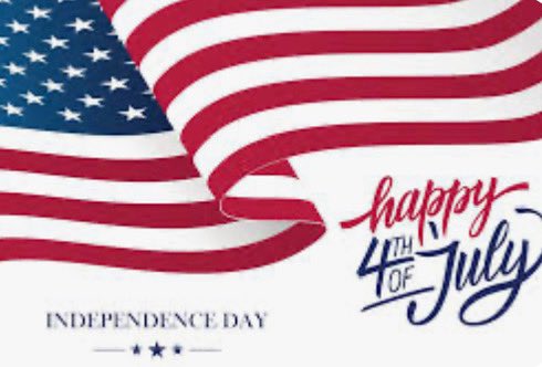 Happy 4th of July! Enjoy and be safe on Independence Day!