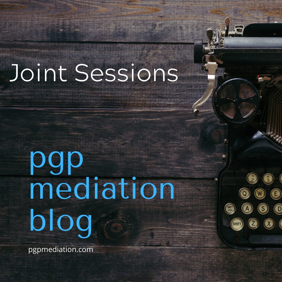 Joint sessions have value, though. While the parties may be disinclined to start the mediation with a joint session,  it may pay to have one...

Please read my entire blog post: pgpmediation.com/joint-sessions/
Phyllis Pollack, Esq
pgpmediation.com
#mediation #adr