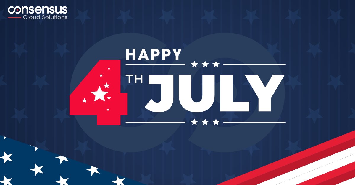 Happy 4th of July from all of us at Consensus! Wishing everyone a safe, fun, and relaxing #IndependenceDay 🇺🇸🗽🎆 #4thofJuly #Happy4th