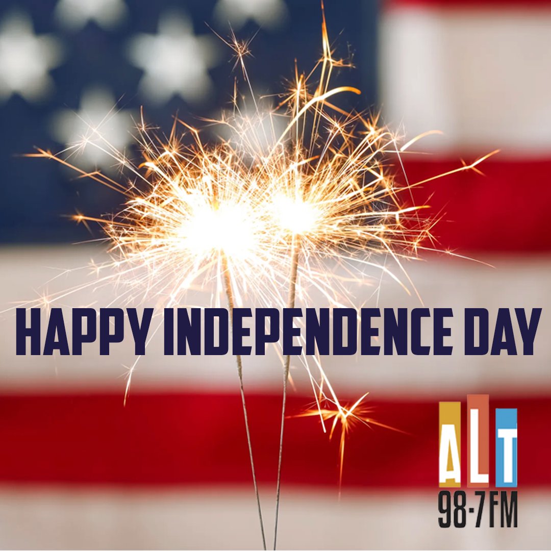 Alt987Radio's tweet photo. Happy Fourth Of July from Alt 98.7! https://t.co/q5FUK5Je1s