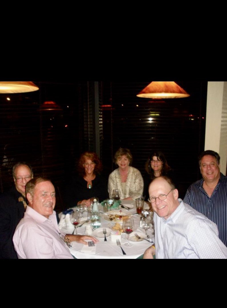 goldberg_liz's tweet photo. There was always laughter. And friendship. #riphank @Hammeringhankg #hankgoldberg #bornonthe4thofjuly https://t.co/VCnfjcdGna