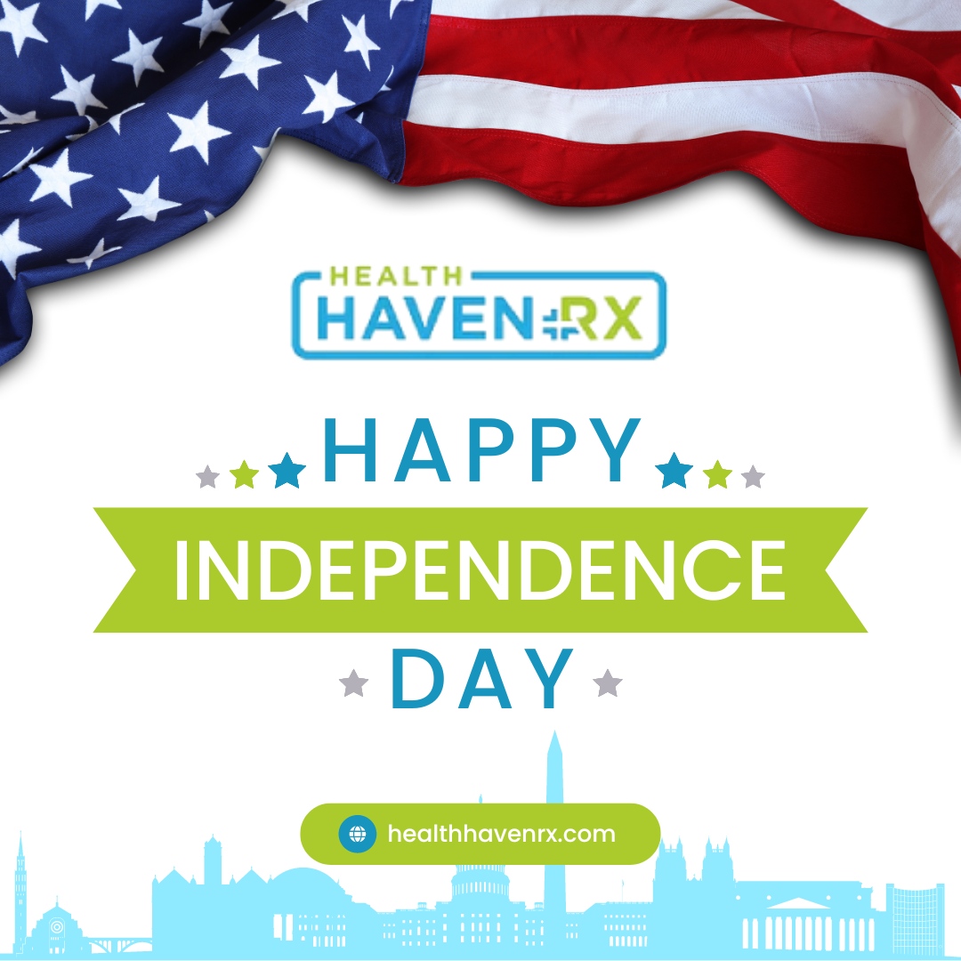 Happy 4th of July, America! 🎆 Let's cherish the blessings of freedom and remember those who have fought to preserve it. Enjoy the festivities and stay safe! 🇺🇸 

#HealthHavenRx #FourthOfJuly #Freedom #DigitalHealth #IndependenceDay