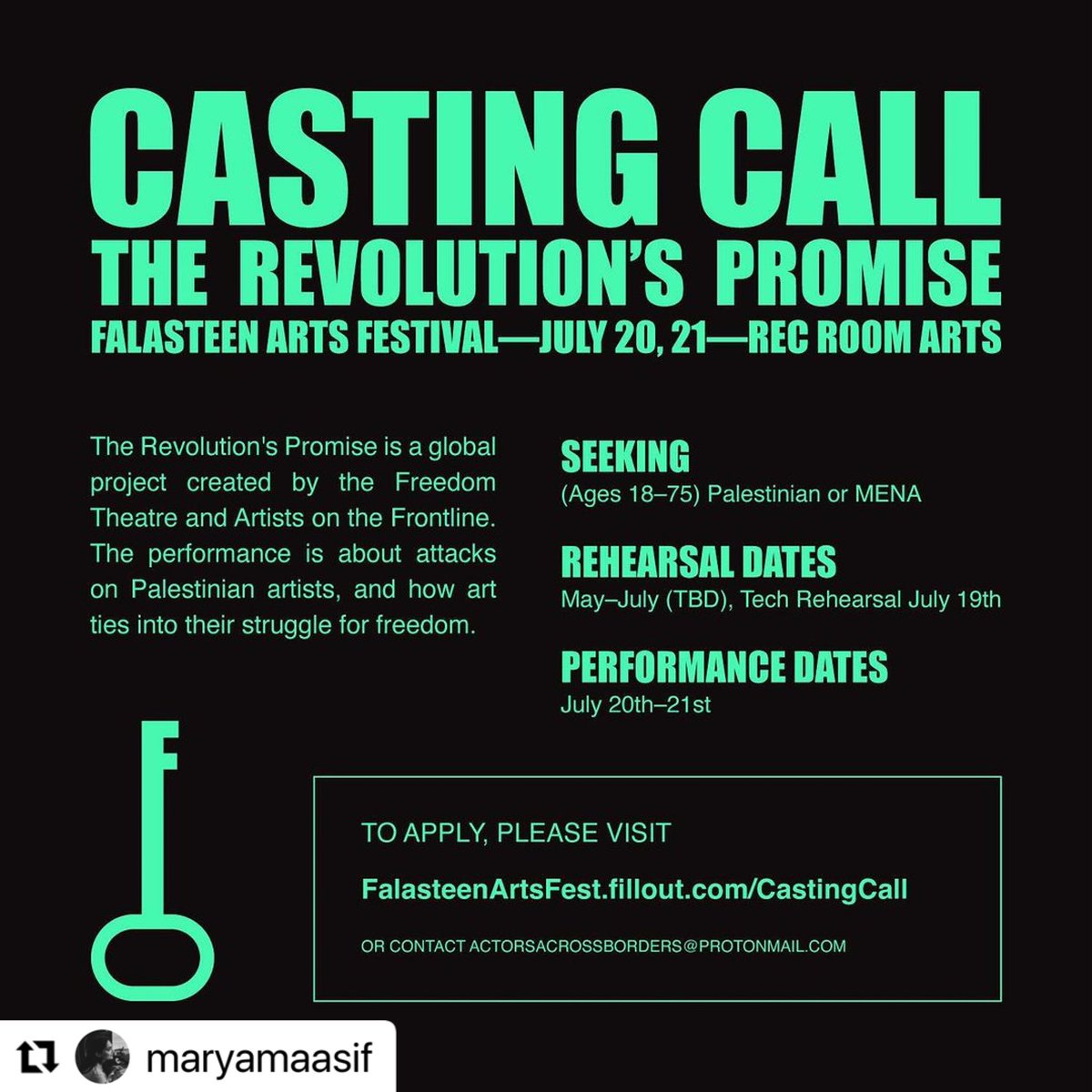 MA Casting tweet media