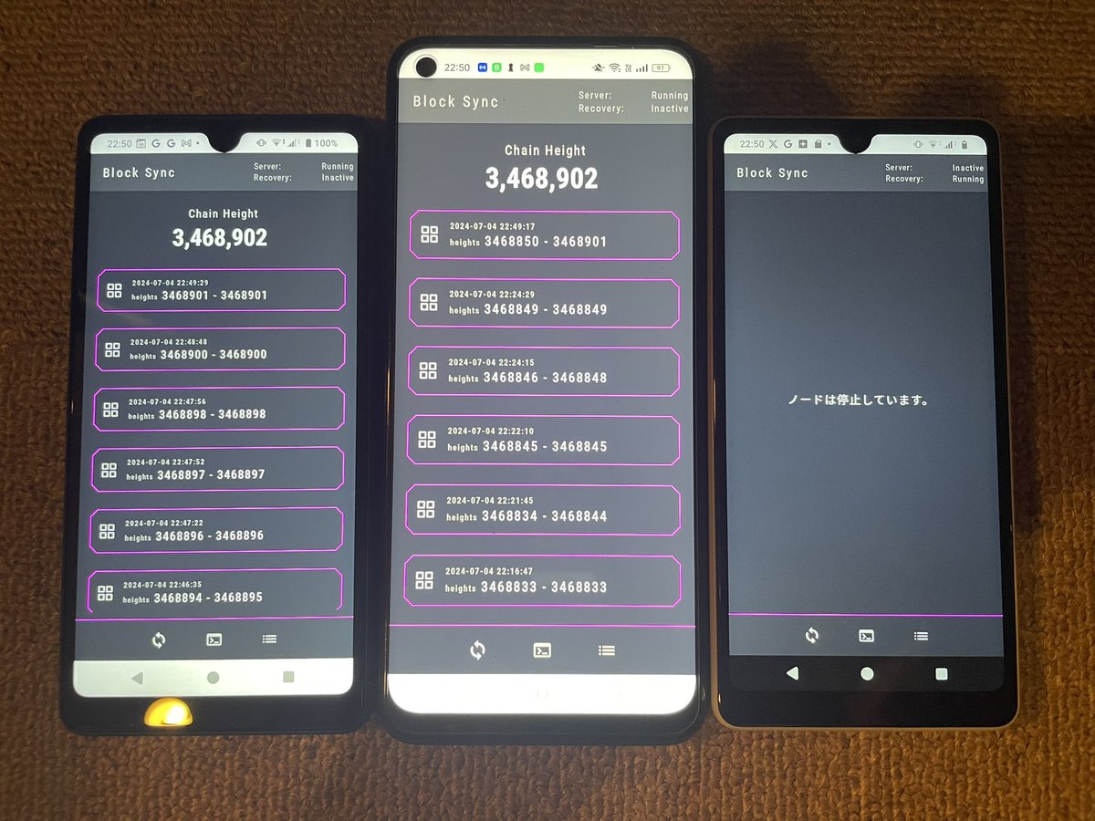 oicoimo4's tweet image. Q. Nord冗長化のメリットは何ですか？

A. 複数で冗長化しているNordのうち1機がSystem downしても、残りのNordでBlockchainDataの維持や、#Symbol の場合は委任ハーベティング継続可能です。例えば、oimobilenodeは3機が同じAccountAddress公開鍵を使用してHarvesting設定しています💪✨
#mobilenode