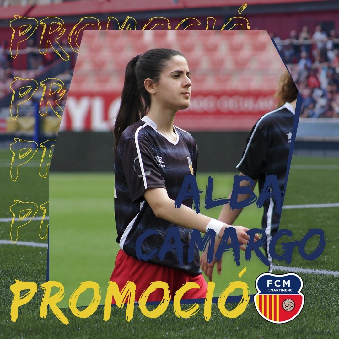 martinenc's tweet photo. ⚽ Dues futbolistes promocionen al primer equip del #FCMartinenc!

🙋🏻‍♀️ Jana Roselló, defensa central del Juvenil
🙋🏻‍♀️ Alba Camargo, migcampista del Filial

🔗 https://t.co/mzM7Nc1hbZ

🤝 Continuem creixent juntes, @jaaannnaa i Alba!

#SomMartinenc #futfem https://t.co/bAWMPOa8OC