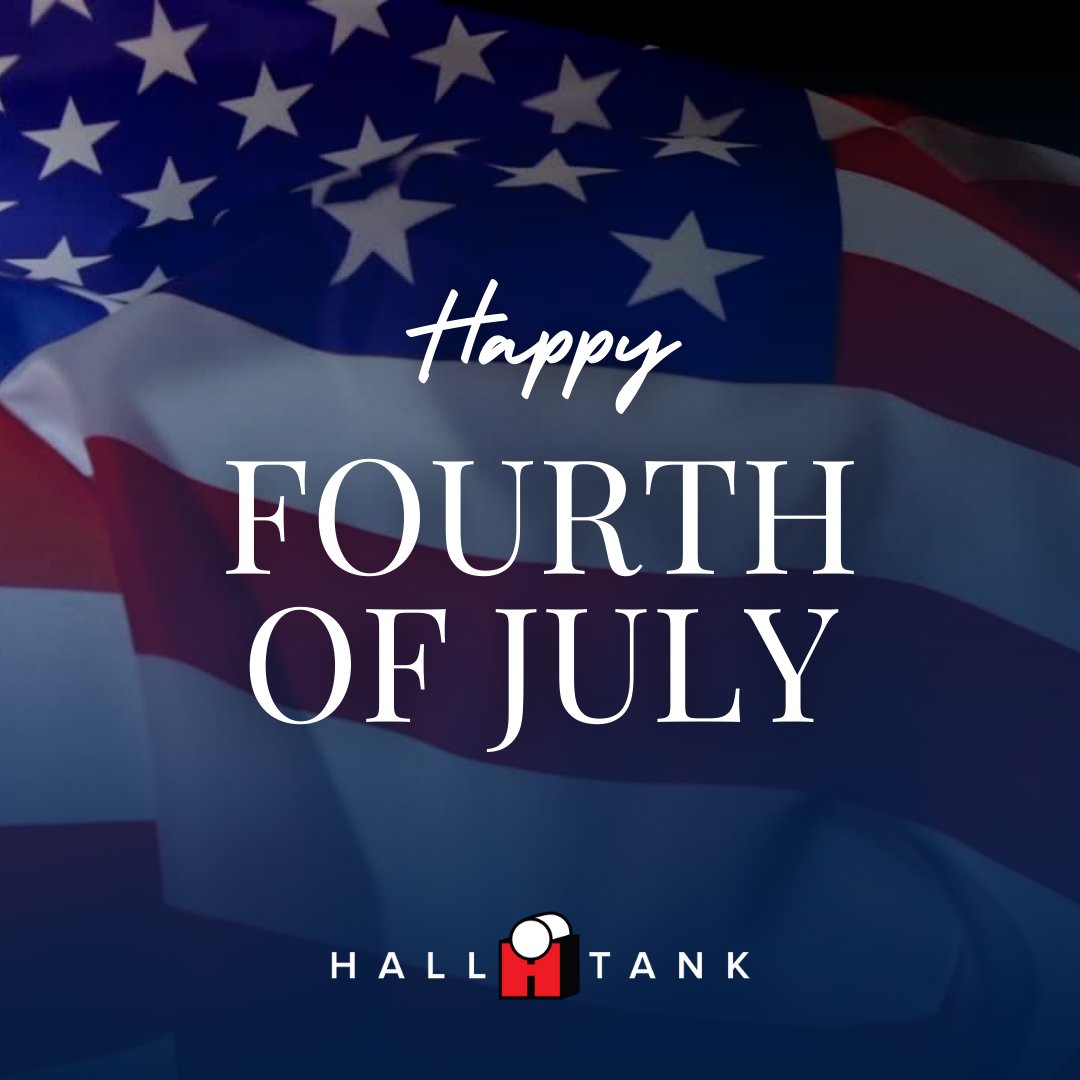 HallTank's tweet photo. Happy 4th of July from Hall Tank! 🇺🇸🎆 Celebrating the spirit of freedom and innovation that drives our nation forward. Wishing everyone a safe and joyous Independence Day! #FourthOfJuly #HallTank #AmericanMade https://t.co/TvxTaEGHau