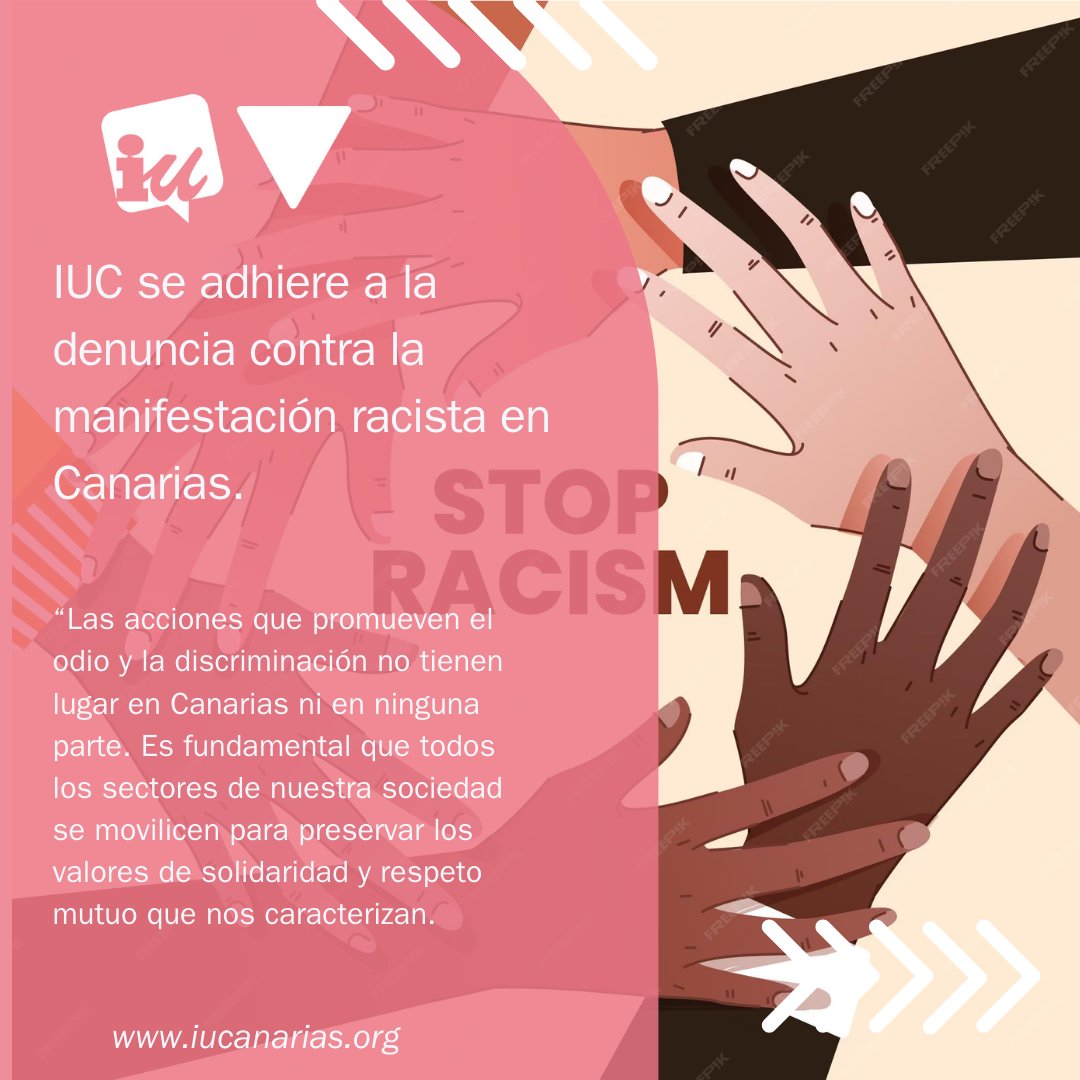 IUC se ha sumado formalmente a la denuncia interpuesta por un grupo de 40 abogados y abogadas ante la Fiscalía Superior de Canarias, que acusan a los organizadores de una manifestación contra la inmigración, prevista para el 6 de julio, de incitar al odio y la discriminación.