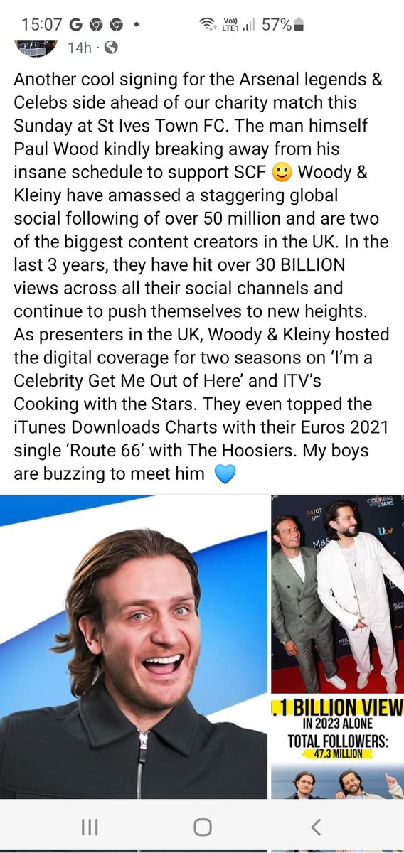 Scf charity day st Ives Cambridge this Sunday