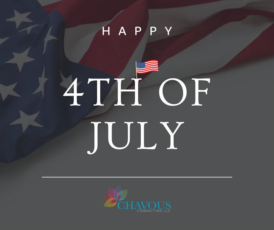 ChavousConsult's tweet photo. Happy 4th of July from the Chavous Consulting Team! #LetFreedomRing #IndependenceDay #Happy4thofJuly https://t.co/ge41LU7qXt